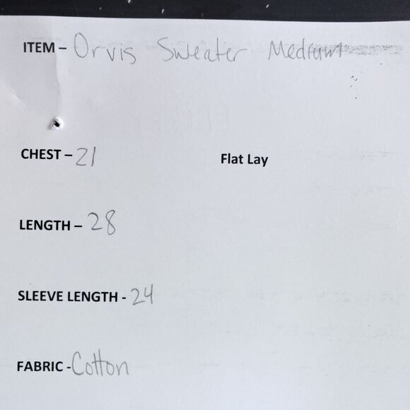 Orvis V Neck Pullover Sweater Women's Medium Orange - Picture 6 of 7